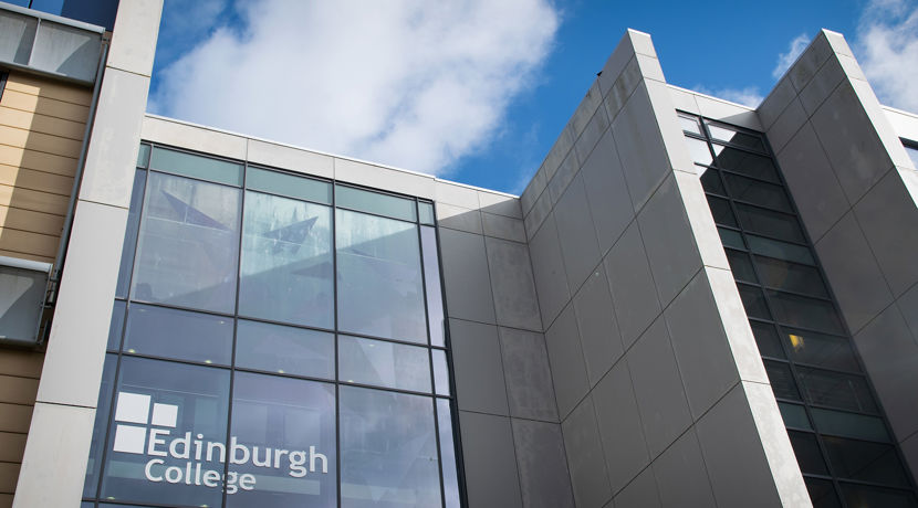 Entrance to Granton campus building.